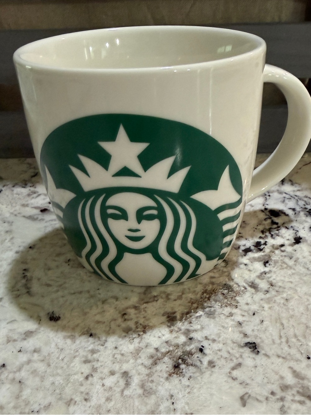2017 Starbucks Classic White Green Mermaid Siren Logo Coffee Mug 14 Oz Cup